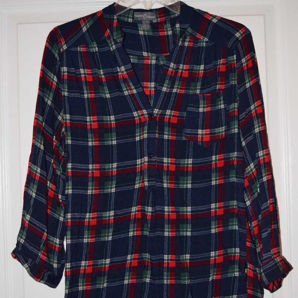 Stitch Fix Market & Spruce Colibri plaid top